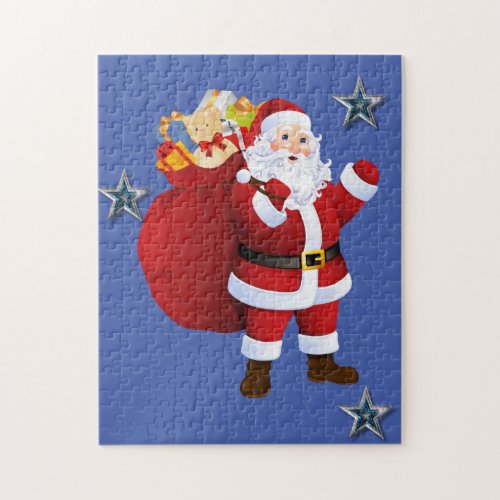 Christmas Puzzle Santa