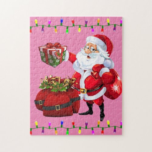 Christmas Puzzle Santa