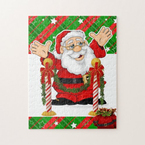 Christmas Puzzle Santa