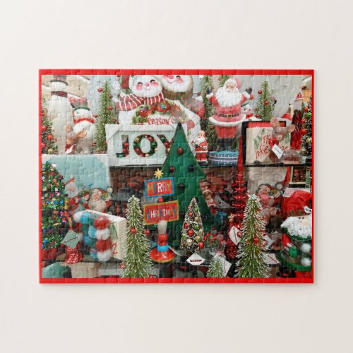 Christmas Puzzle Santa Snowman Tree Joy 252 pc