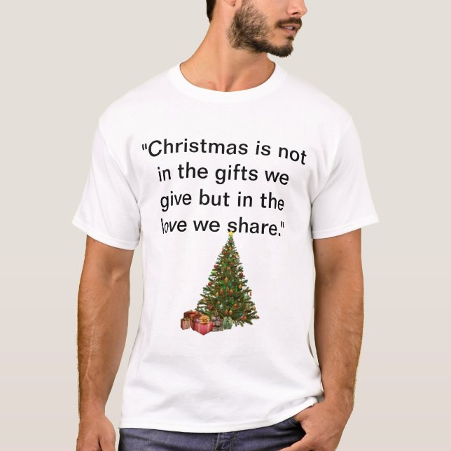Christmas qoute T-Shirt (Front)