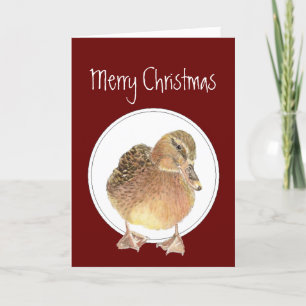 Christmas Quacker, Funny Duck Humor Holiday Card