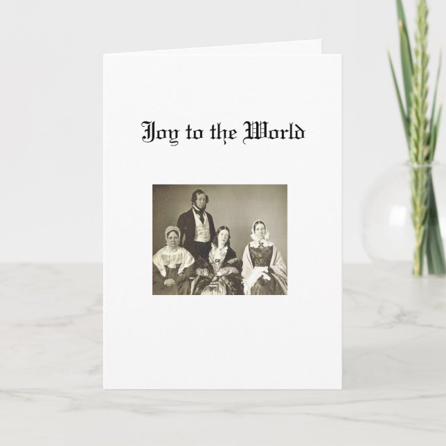 Christmas - Quaker Family Holiday Card (Front)