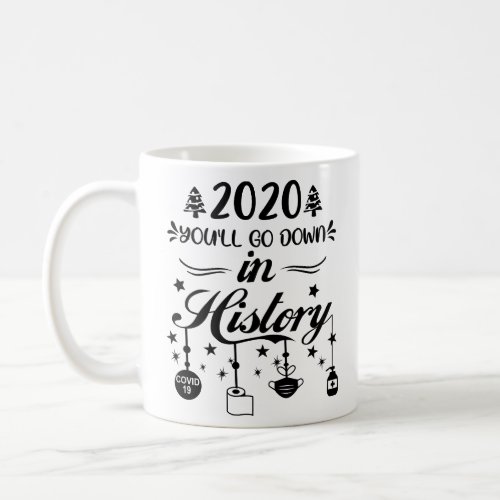 Christmas Quarantine 2020 Funny Xmas Lockdown  Coffee Mug