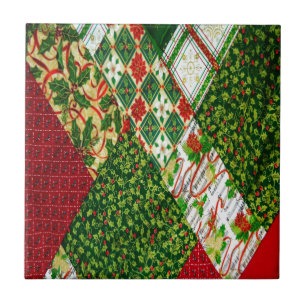 Christmas Quilt Background Tile