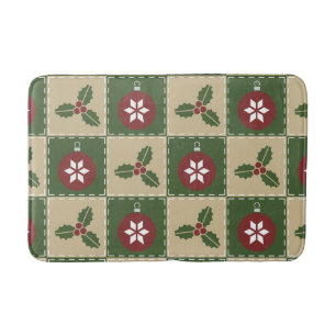 Christmas Quilt Bath Mat