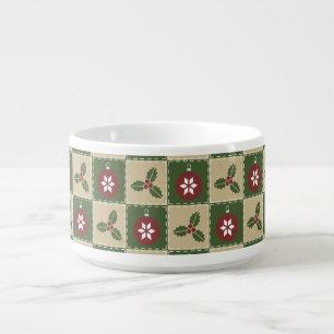 Christmas Quilt Chili Bowl