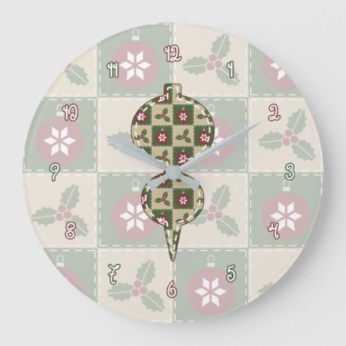 Christmas Quilt Clock