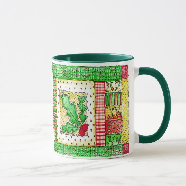 Christmas Quilt - Mug (Right)