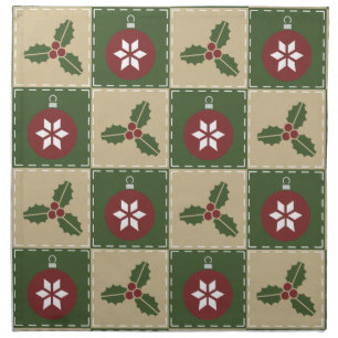 Christmas Quilt Napkin