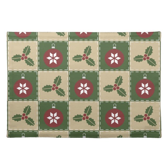 Christmas Quilt Place Mat (Front)