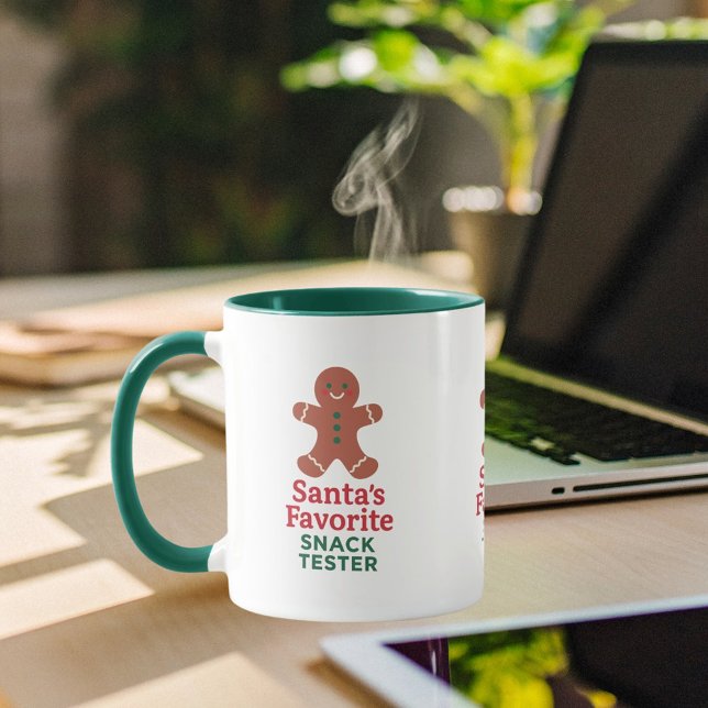 Christmas quote funny snack tester gingerbread mug (Creator Uploaded)