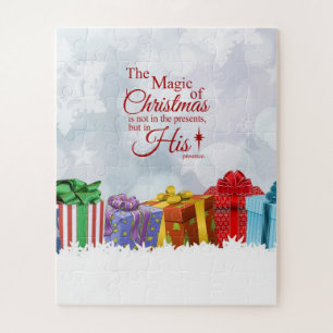 Christmas Quote & Gifts Jigsaw Puzzle