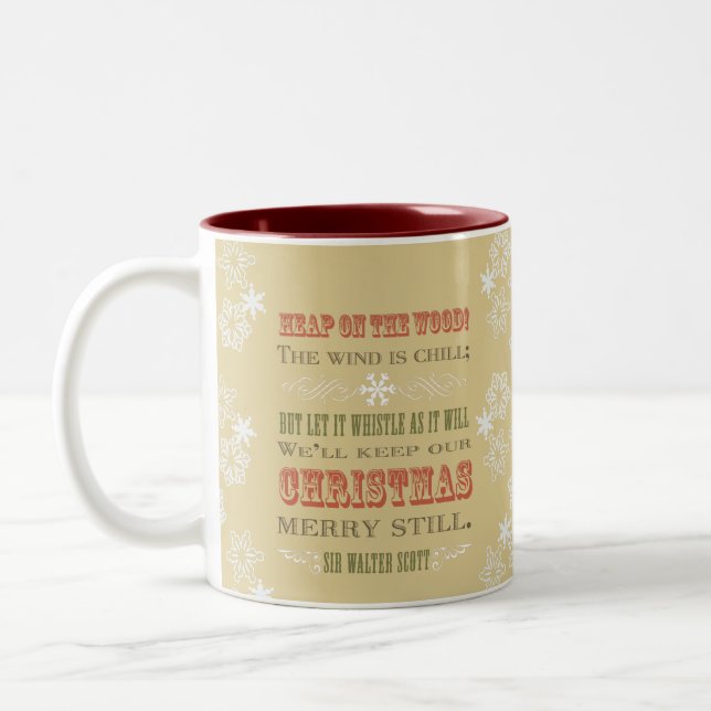 Christmas Quote Mug (Left)