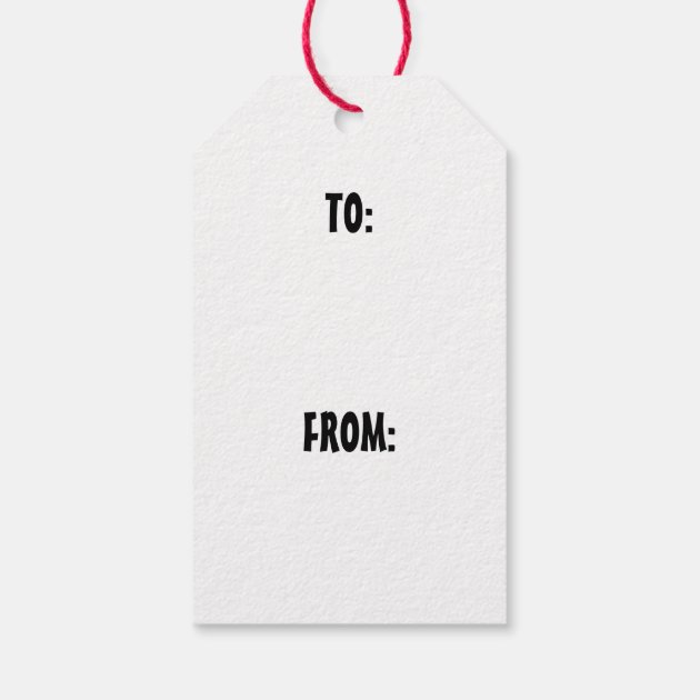 Christmas Quote Typography Gift Tags