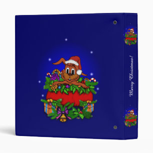 Christmas Rabbit Binder