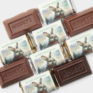 Christmas Rabbit Chocolate Hoppy Holidays Hershey's Miniatures