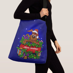 Christmas Rabbit Crossbody Bag