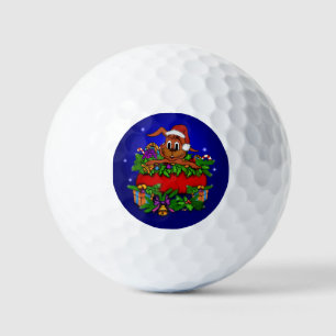 Christmas Rabbit Golf Balls
