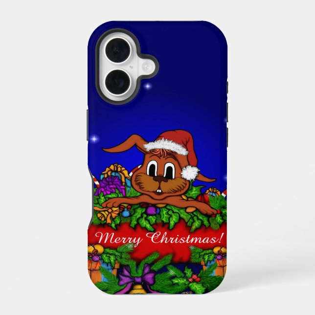 Christmas Rabbit Iphone Case (Back)