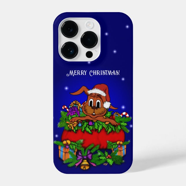 Christmas Rabbit iPhone Case (Back)