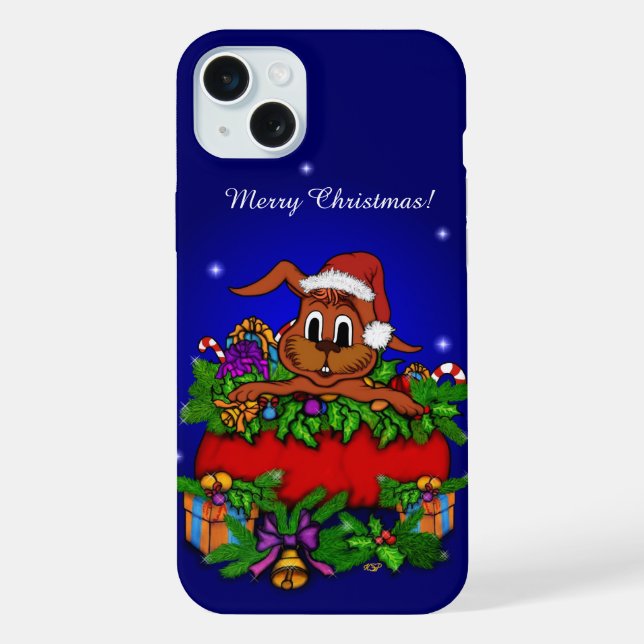 Christmas Rabbit Iphone Case (Back)