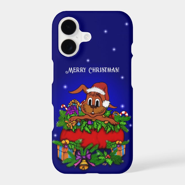 Christmas Rabbit iPhone Case (Back)