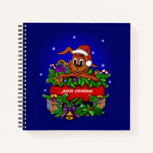 Christmas Rabbit Notebook