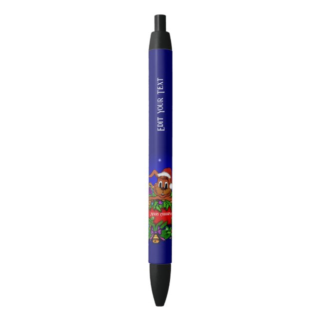 Christmas Rabbit Pen (Front Vertical)