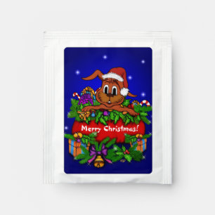 Christmas Rabbit Tea Bag Drink Mix