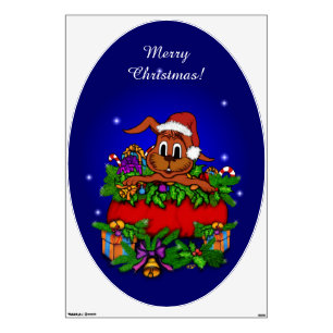 Christmas Rabbit Wall Sticker