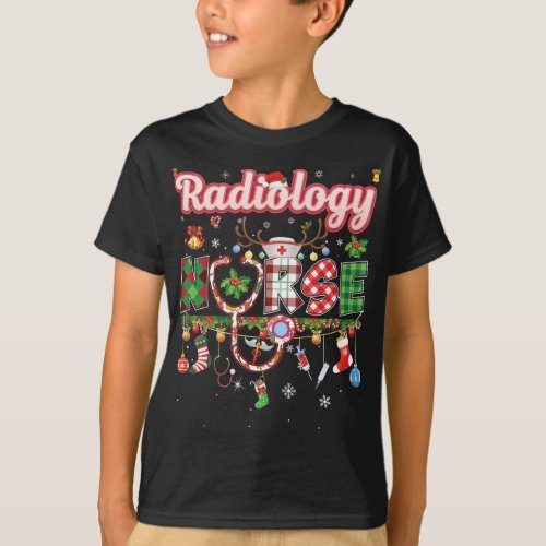 Christmas Radiology Nurse Reindeer Xmas Ornament S T_Shirt
