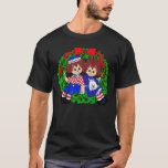 Christmas Raggedy Anne and Andy Vintage 904 T-Shirt