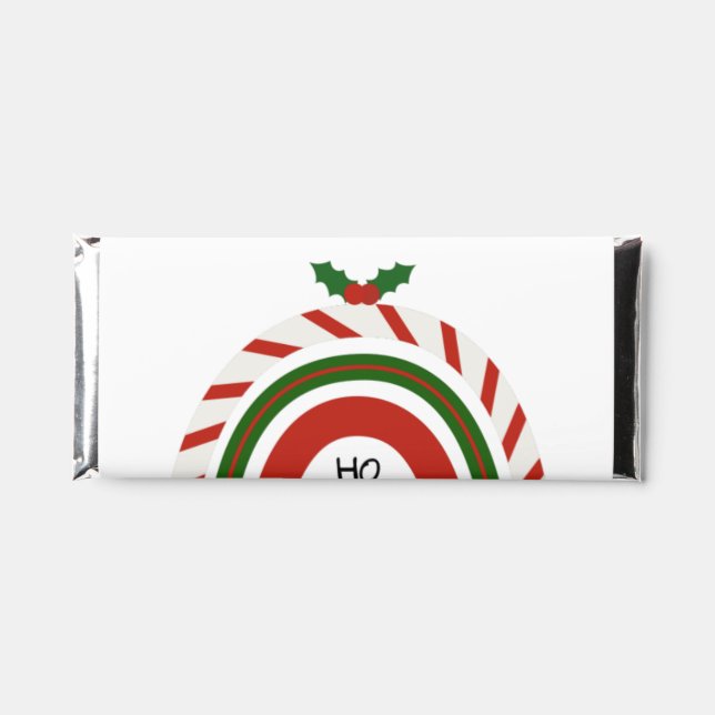 Christmas Rainbow Let it Snow       Hershey Bar Favors (Front)