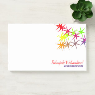 Christmas Rainbow Notes