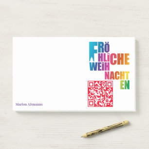 Christmas Rainbow Notes