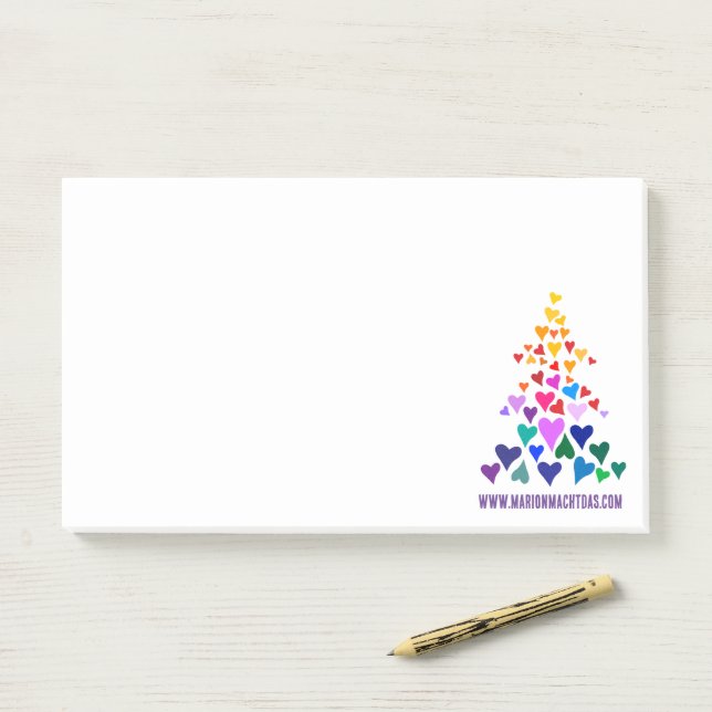 Christmas Rainbow Notes (On Desk)