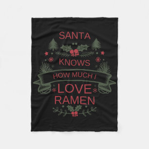 Christmas Ramen Lovers Shirt For Comfort Foodies H Fleece Blanket