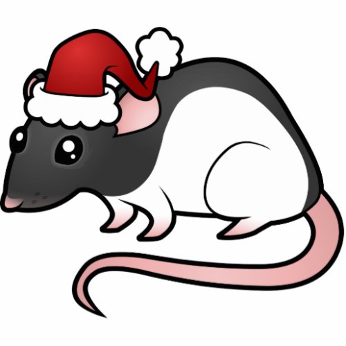 Christmas Rat Ornament