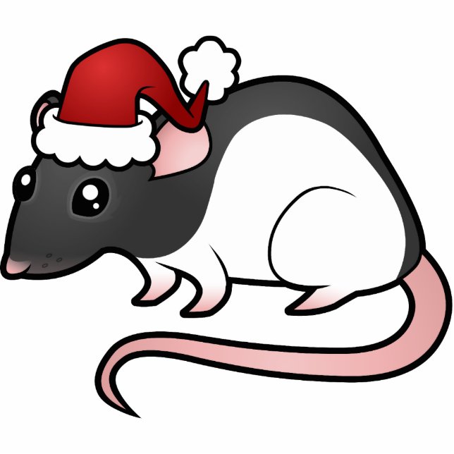 Christmas Rat Ornament (Front)