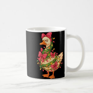 Christmas Rch Goose Xmas Lights Nk Bows Vintag T S Coffee Mug