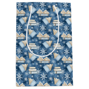 Christmas Reading Books Medium Gift Bag