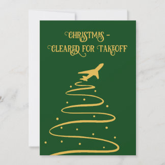 Christmas Ready for Takeoff Card