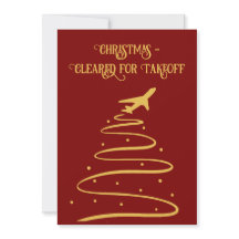 Christmas Ready for Takeoff Card