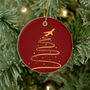 Christmas Ready for Takeoff Ornament 