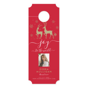Christmas Real Estate Marketing Door Hanger