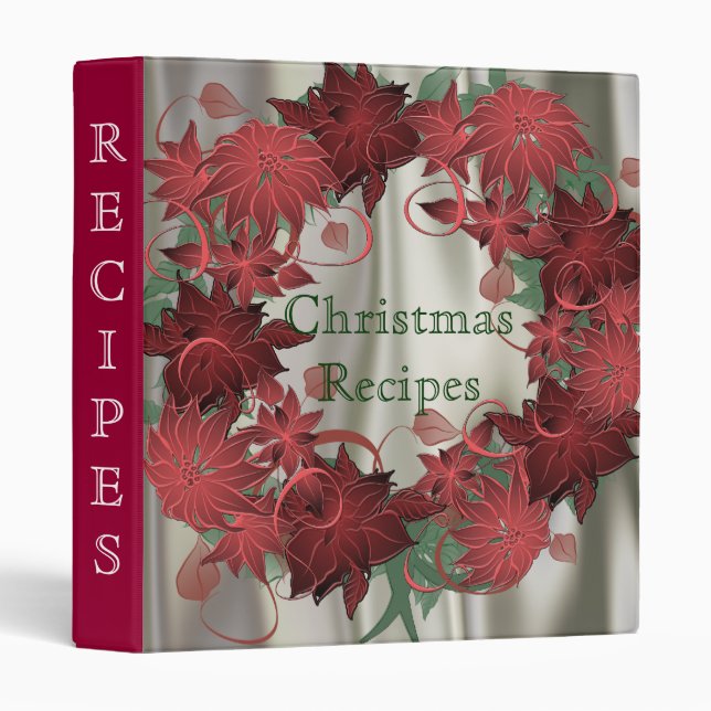 Christmas Recipe binder (Front/Spine)