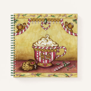 Christmas Recipe Cookbook Gift Notebook