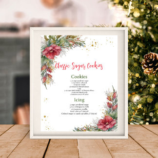 Christmas Recipe Poster