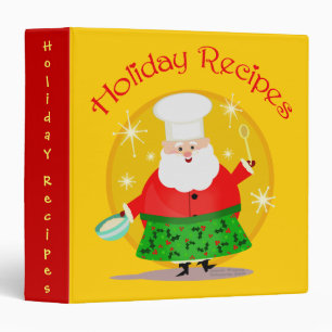 Christmas Recipes Scrapbook Photo Binder